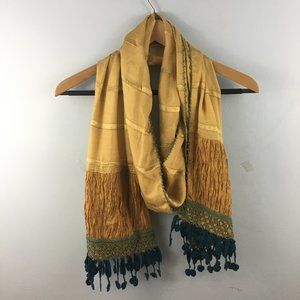 J.Jill Silk Gold Scarf